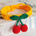 Handmade Knitted Cat Collar