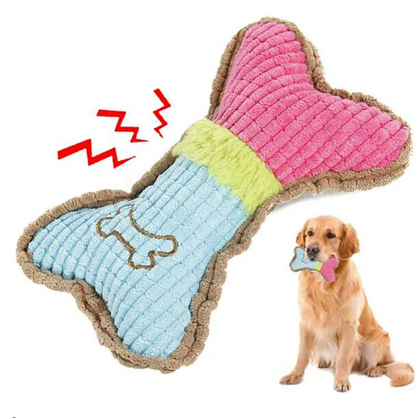 Dog Squeaky Bone Toy