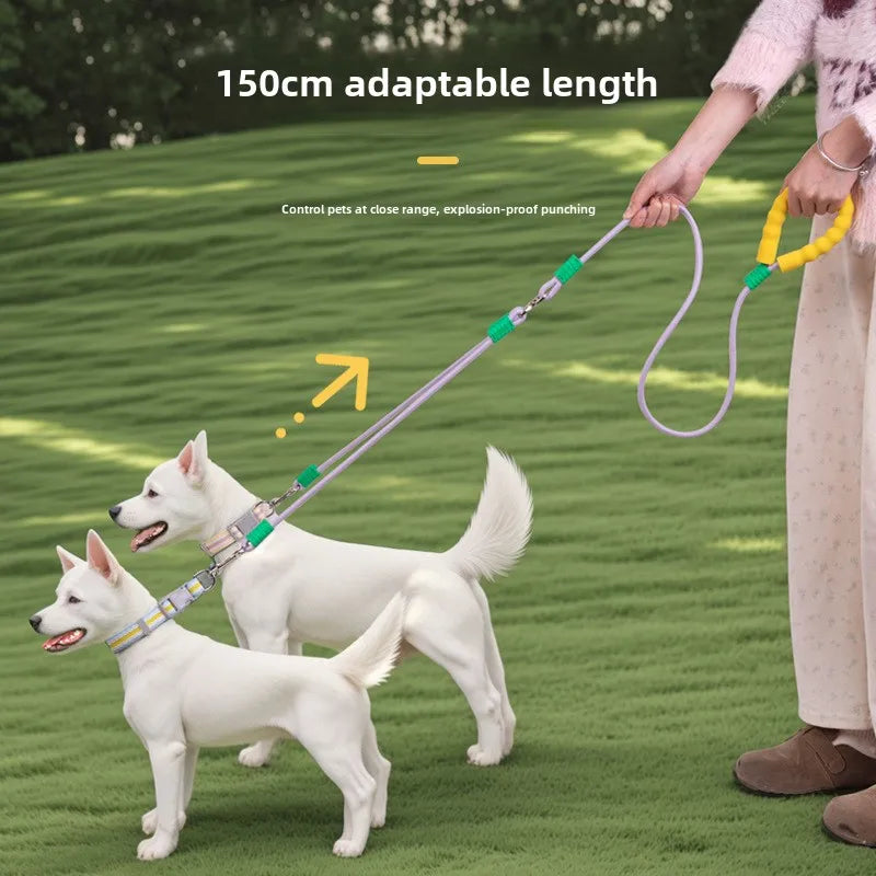 1.5m Pet Double Leash