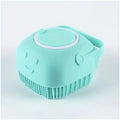 Soft Pet Bath Brush With Shampoo Dispenser